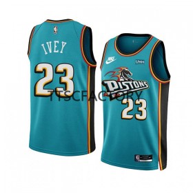 Dres Detroit Pistons Jaden Ivey 23 Nike 2022-23 Classic Edition Teal Swingman - Muške